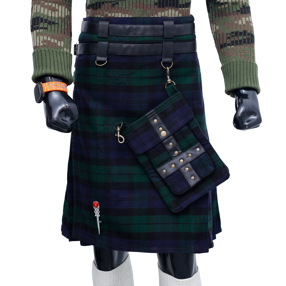 Black Watch Modern Adjustable Utility Kilt Spec