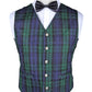 Black Watch Modern Tartan Vest Front