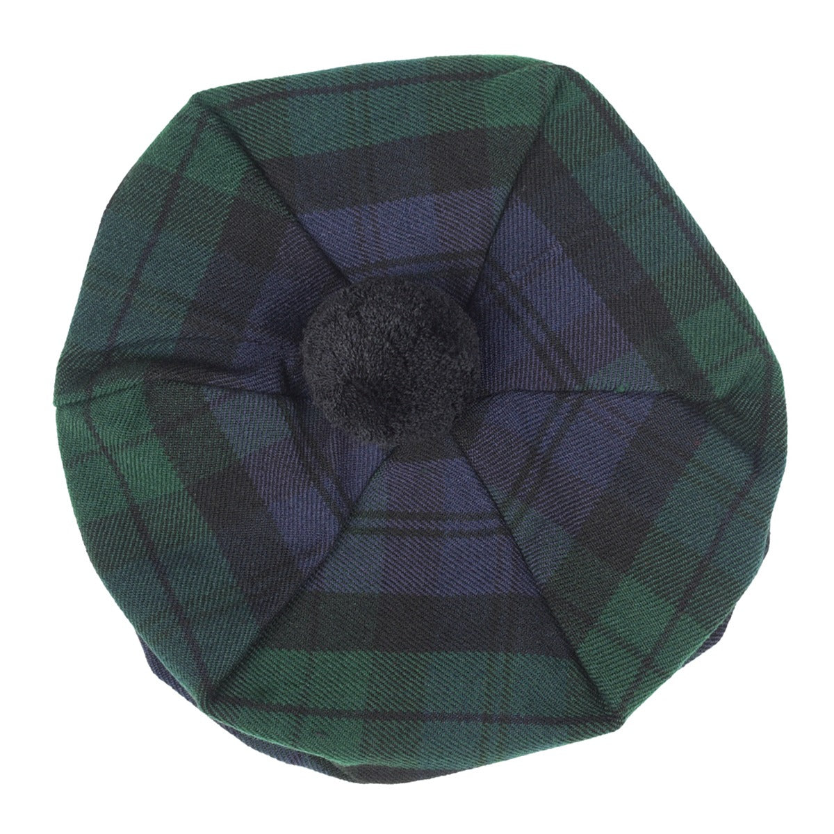 Black Watch Tartan Tammy Hat Front