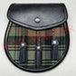 Black Watch Weathered Tartan Sporran Front