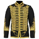Black Wool  Hussar Doublet Jacket