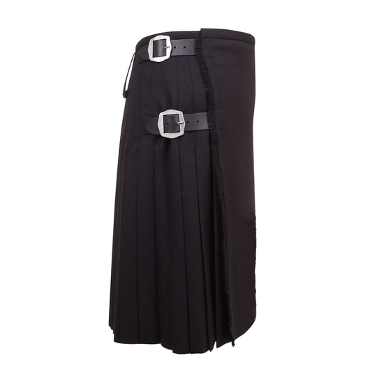 Black Wool Kilt