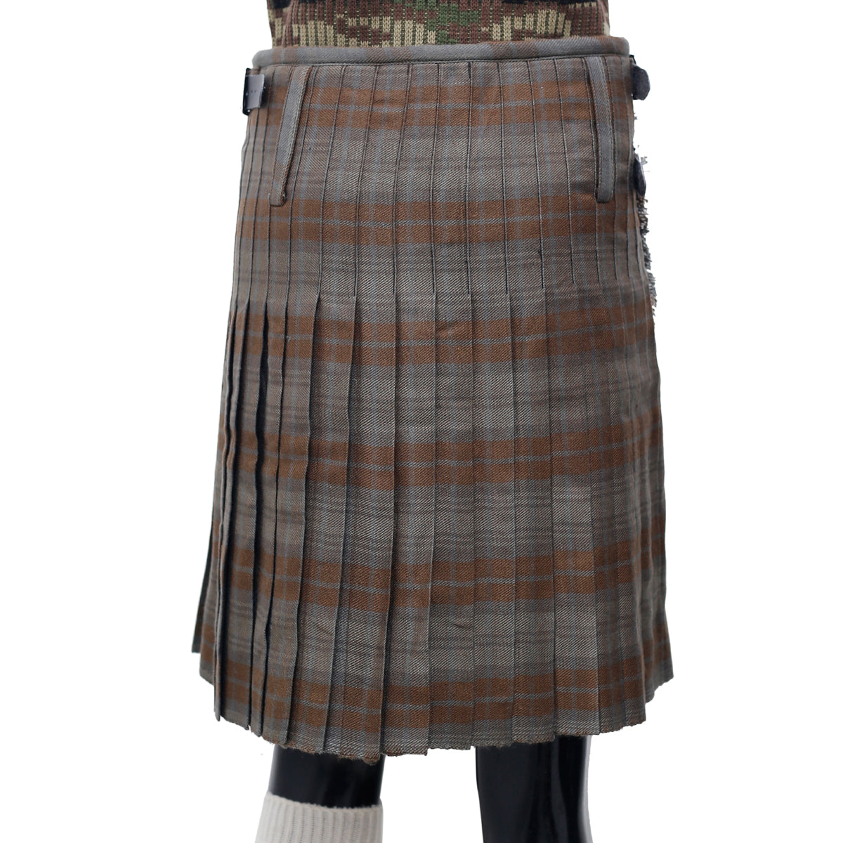 Blackwatch Weathered Tartan Kilt Back