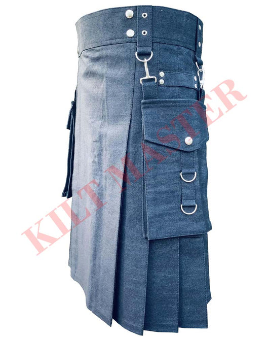 Blue Denim Kilt