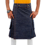 Blue Denim Utility Kilt 
