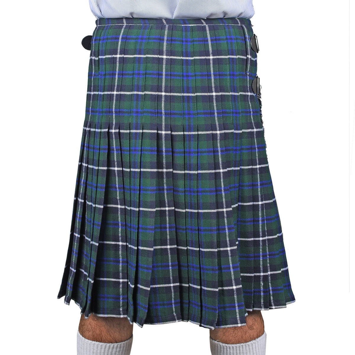 Blue Douglas Tartan Kilt Back