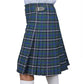 Blue Douglas Tartan Kilt Left Side