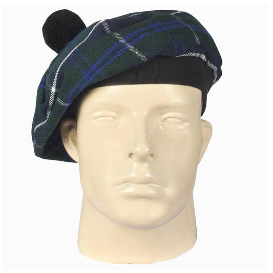 Blue Douglas Tartan Tammy Hat Front