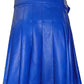 Blue Leather Kilt