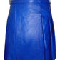 Blue Leather Kilt