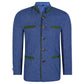 Blue Tweed Germen Bavarian Trachten Jacket Front