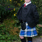 Blue and White Tartan Kilt