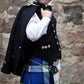 Blue and White Tartan Kilt Right