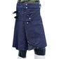 Blue Denim Kilt  Right