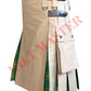 Box Pleat Hybrid Kilt