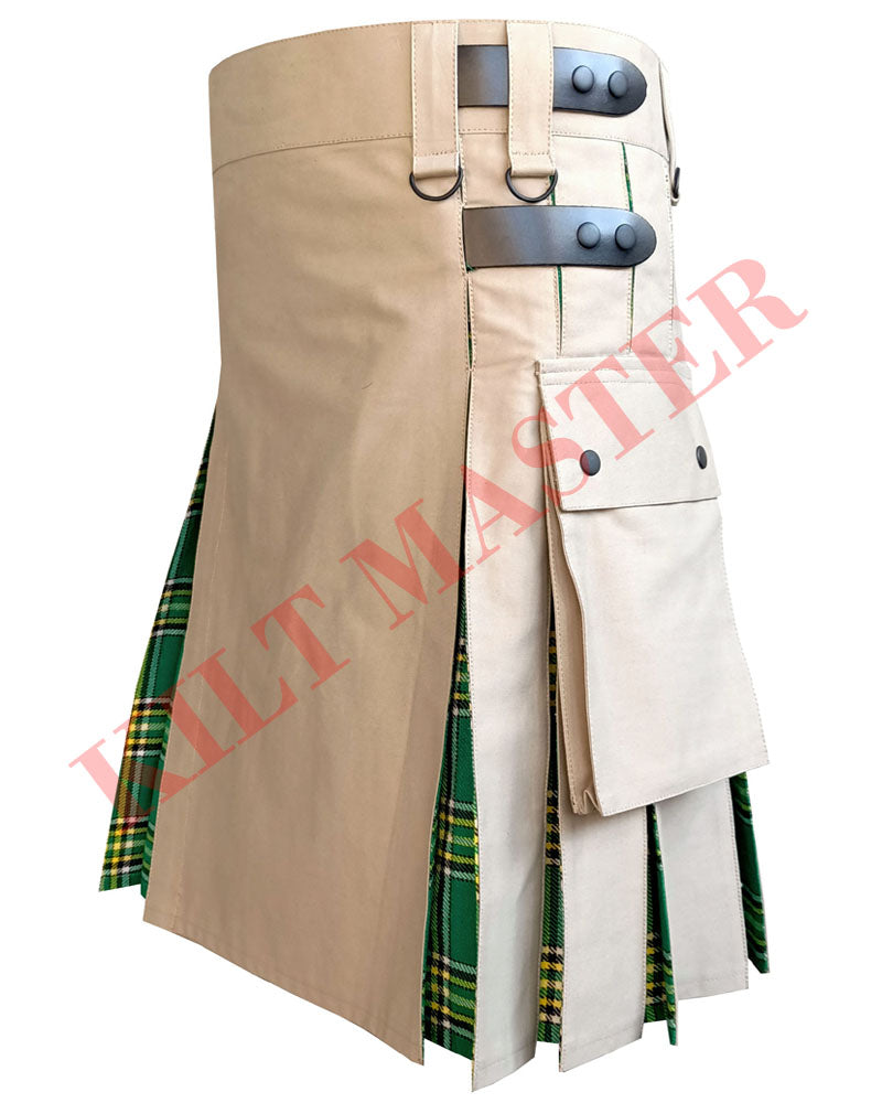 Box Pleat Hybrid Kilt