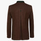 Brown German Bavarian Tyrol Loden Trachten Jacket Back