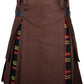 Brown Hybrid Kilt
