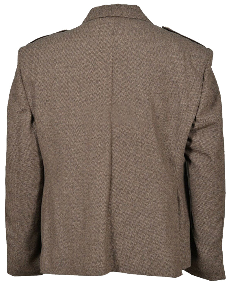 Brown Tweed Argyle Jacket