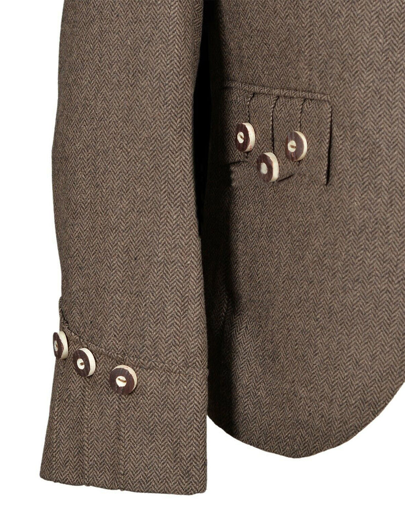 Brown Tweed Argyle Jacket