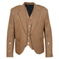 Brown Tweed Argyle Jacket with Vest