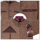Brown Tweed Germen Bavarian Trachten Jacket