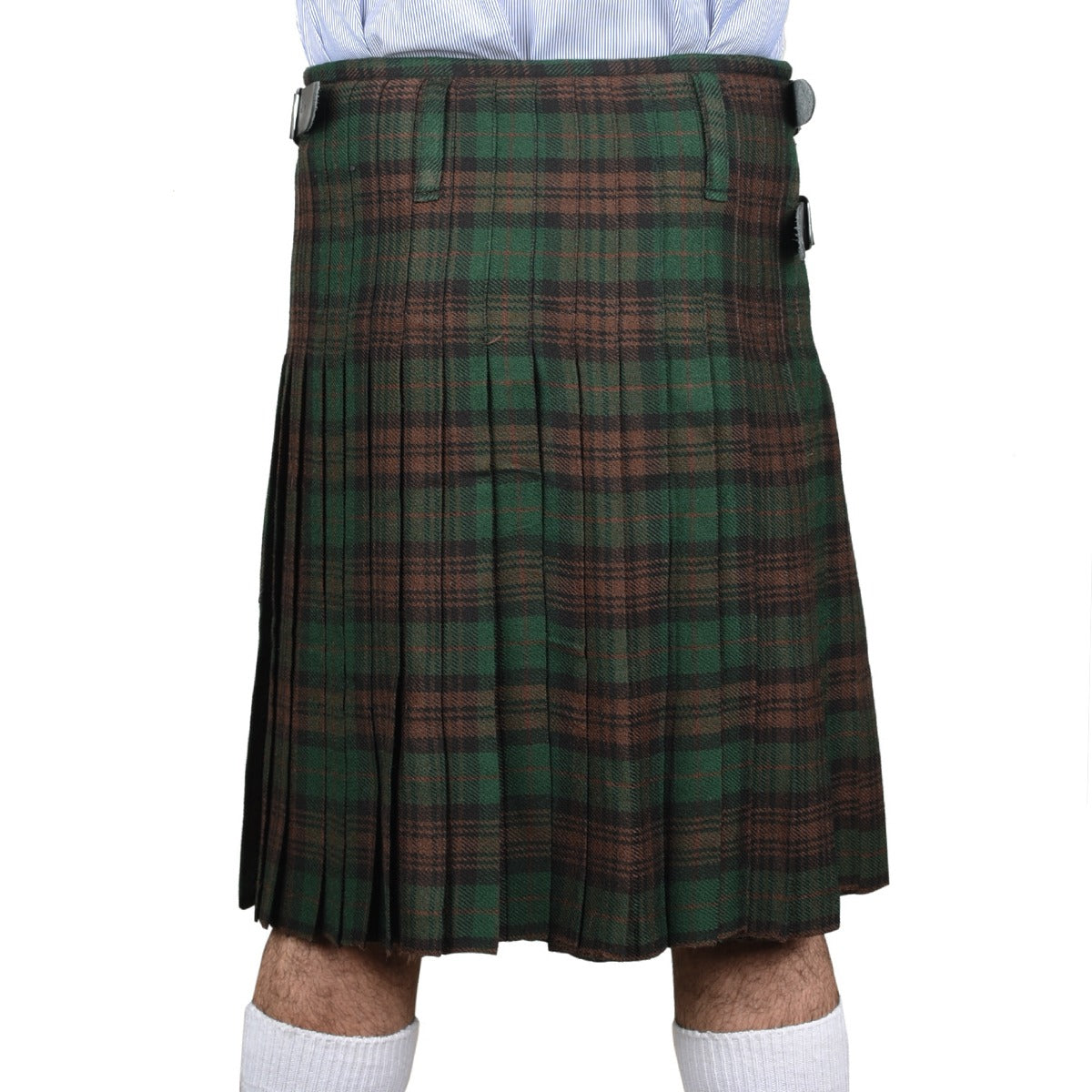 Brown Watch Tartan Kilt Back