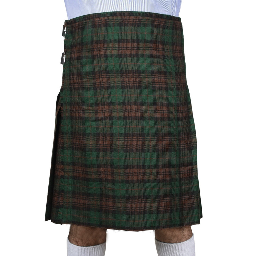 Brown Watch Tartan Kilt Front