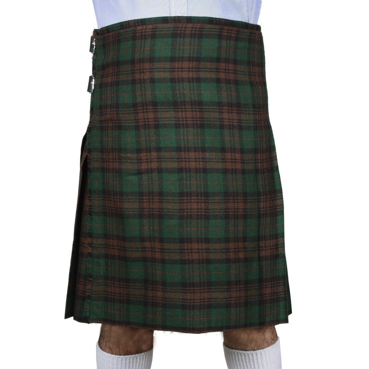 Brown Watch Tartan Kilt Front