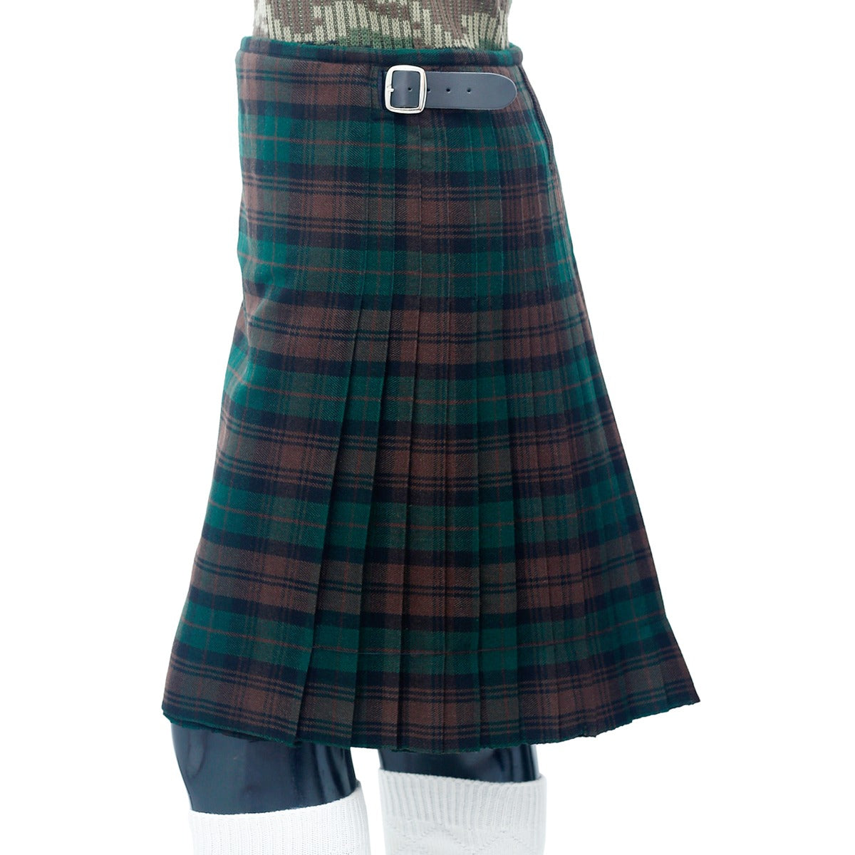 Brown Watch Tartan Kilt Left Photo