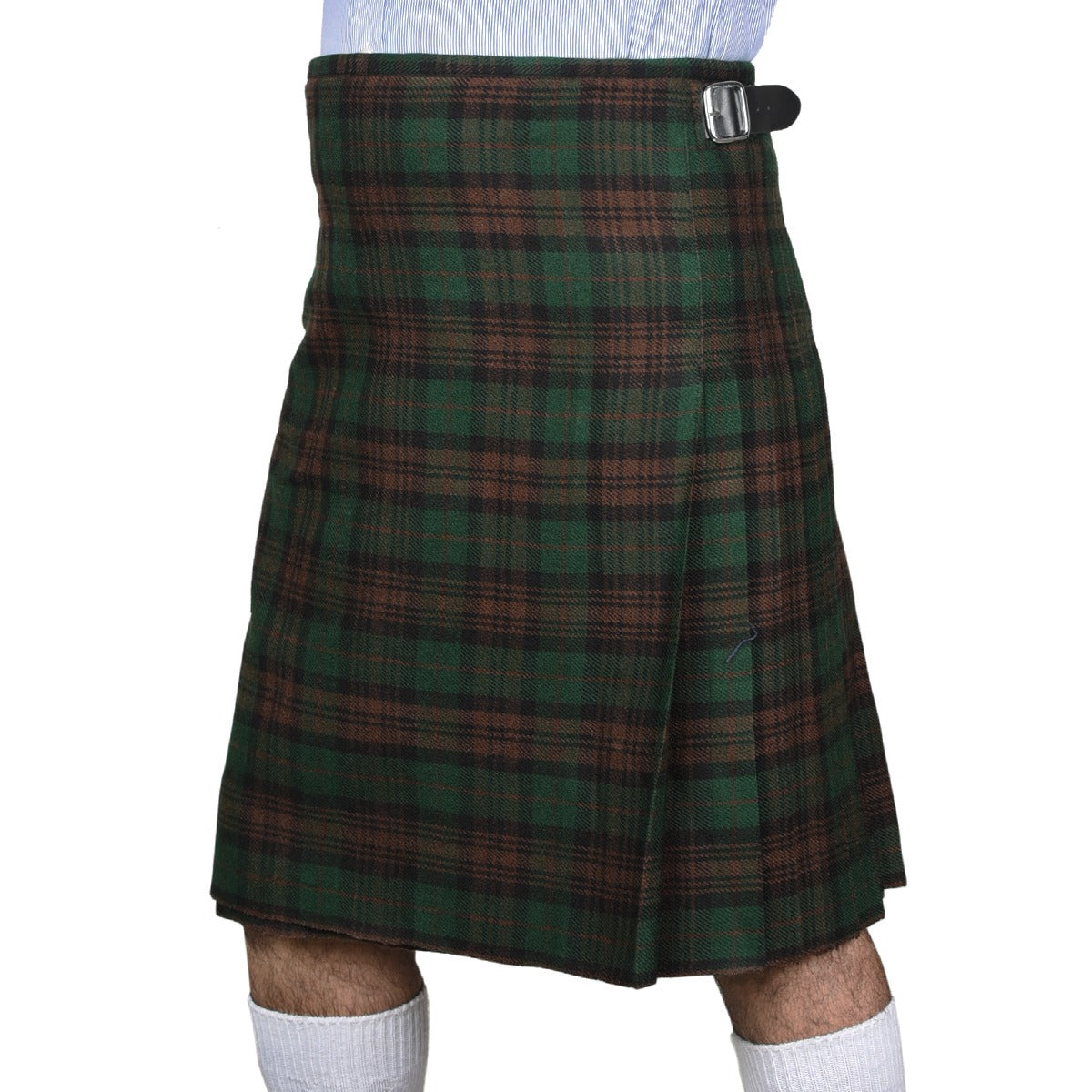 Brown Watch Tartan Kilt Left