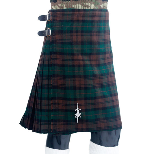 Brown Watch Tartan Kilt Right Photo
