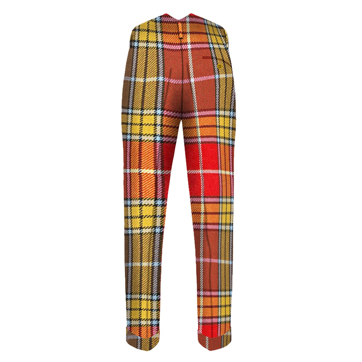 Buchanan Old Weathered Tartan Trouser Back