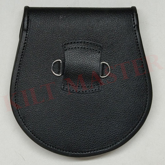 Buchanan Tartan Leather Sporran