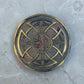 Round Celtic Knot Kilt Belt Buckle Antique- A