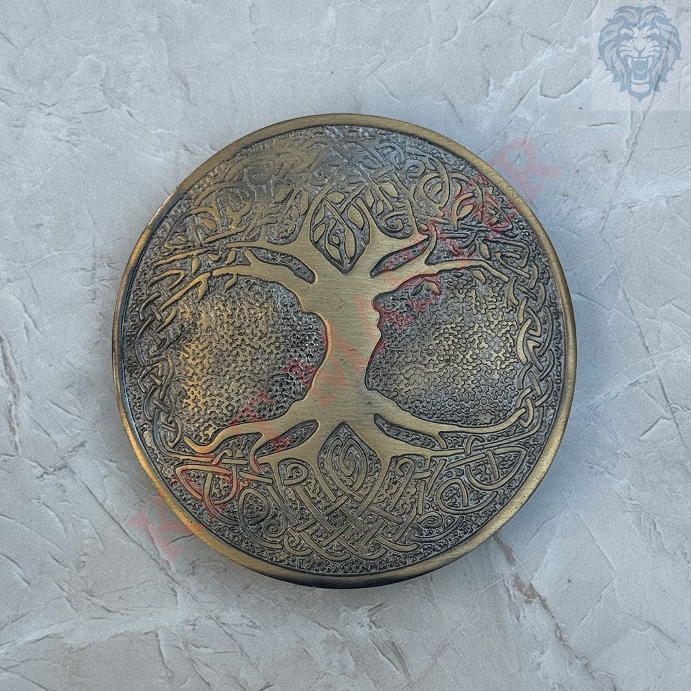 Scottish Celtic Tree Of Life Kilt Buckle- A