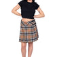 Camel Thompson Tartan Skirt Front Photo