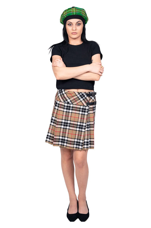 Camel Thompson Tartan Skirt Photo