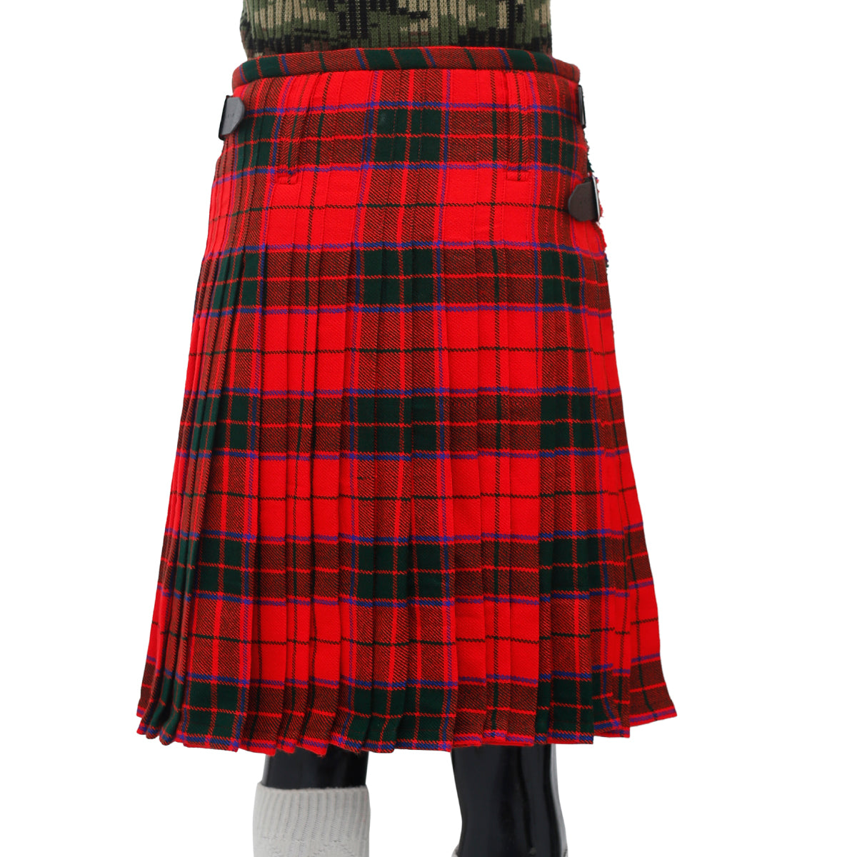Cameron Red Tartan Kilt Back