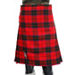 Cameron Red Tartan Kilt Front