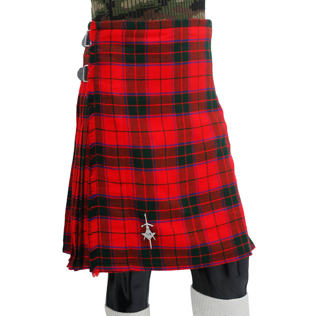 Cameron Red Tartan Kilt Right