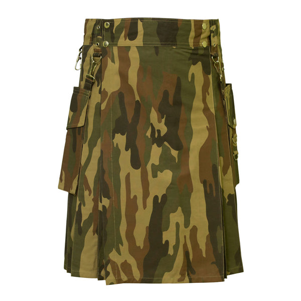 Camouflage Detachable Pocket Kilt