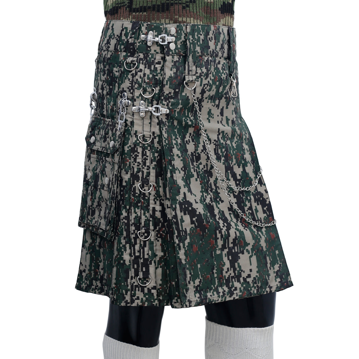 Camouflage Gothic Mens Kilt