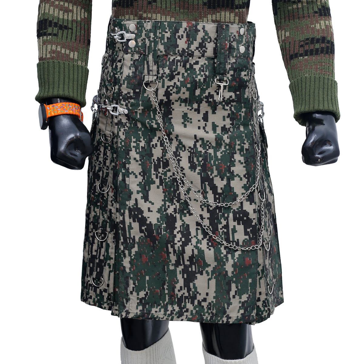 Camouflage Gothic Mens Kilt