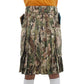 Camouflage Tactical Kilt for Men Back