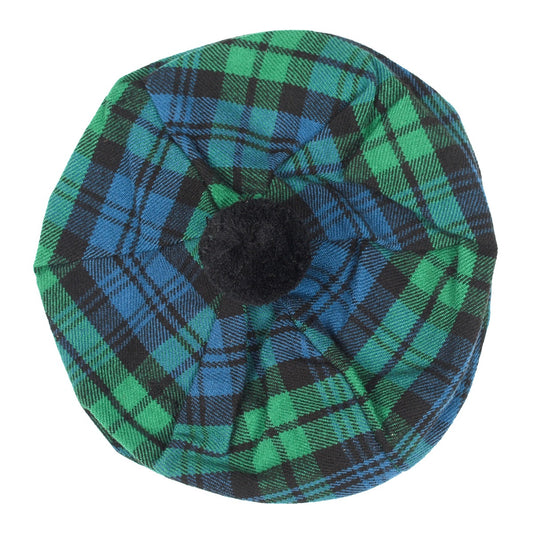 Campbell Clan Ancient Tartan Tammy Hat Front
