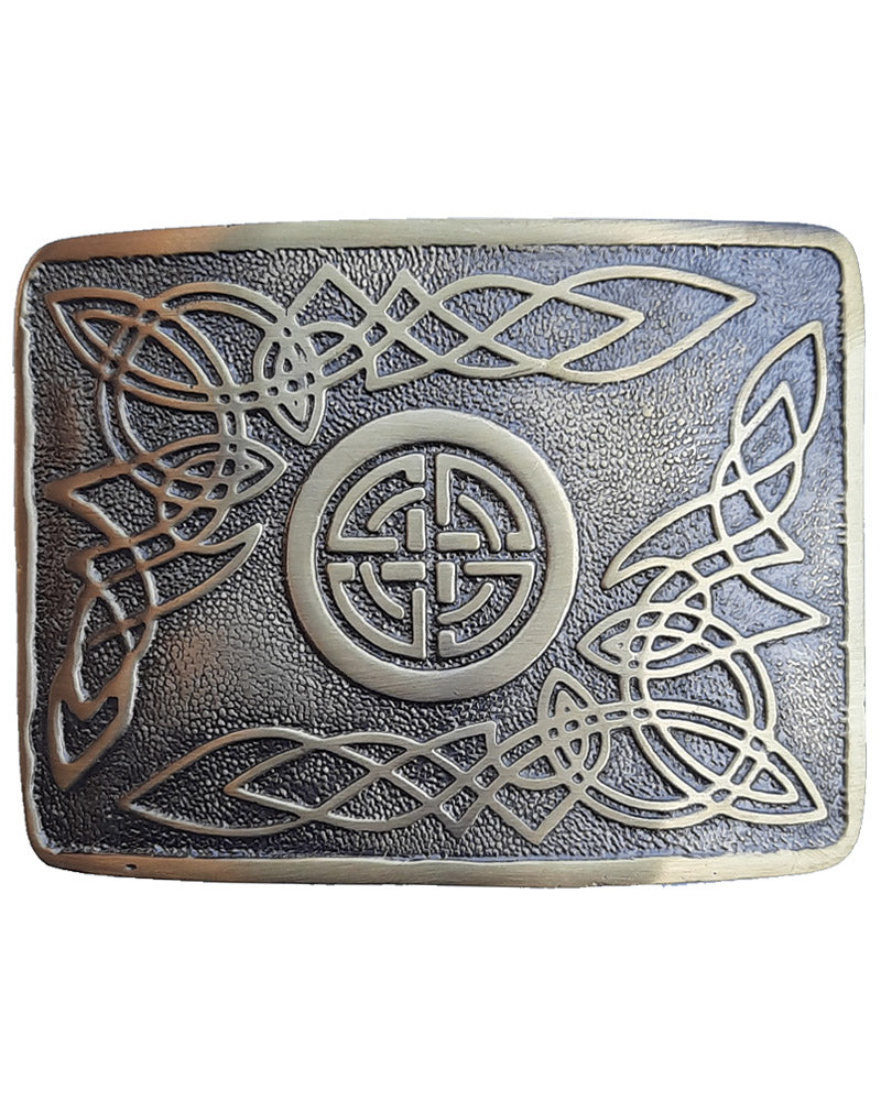 Celtic Swirl Kilt Belt Buckle Antique- C