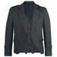 Charcoal Grey Argyll Jacket With Vest 