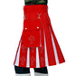 Christmas Utility Kilt with Rhinestone Cross Left