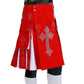 Christmas Utility Kilt with Rhinestone Cross Right